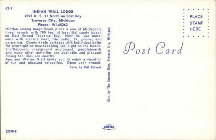 Indian Trail Lodge - Vintage Postcard (newer photo)